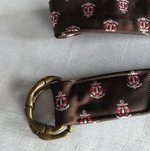 J.Crew tie material Anchor belt.